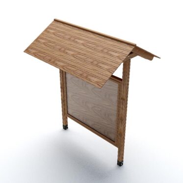 Information kiosk without tegola