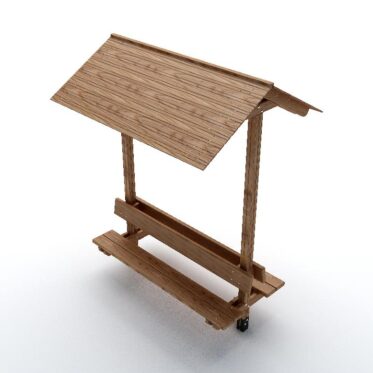 Kiosk Bench without tegola